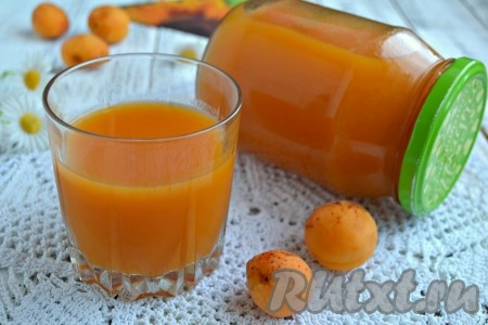 Рецепт абрикосового сока с мякотью на зиму