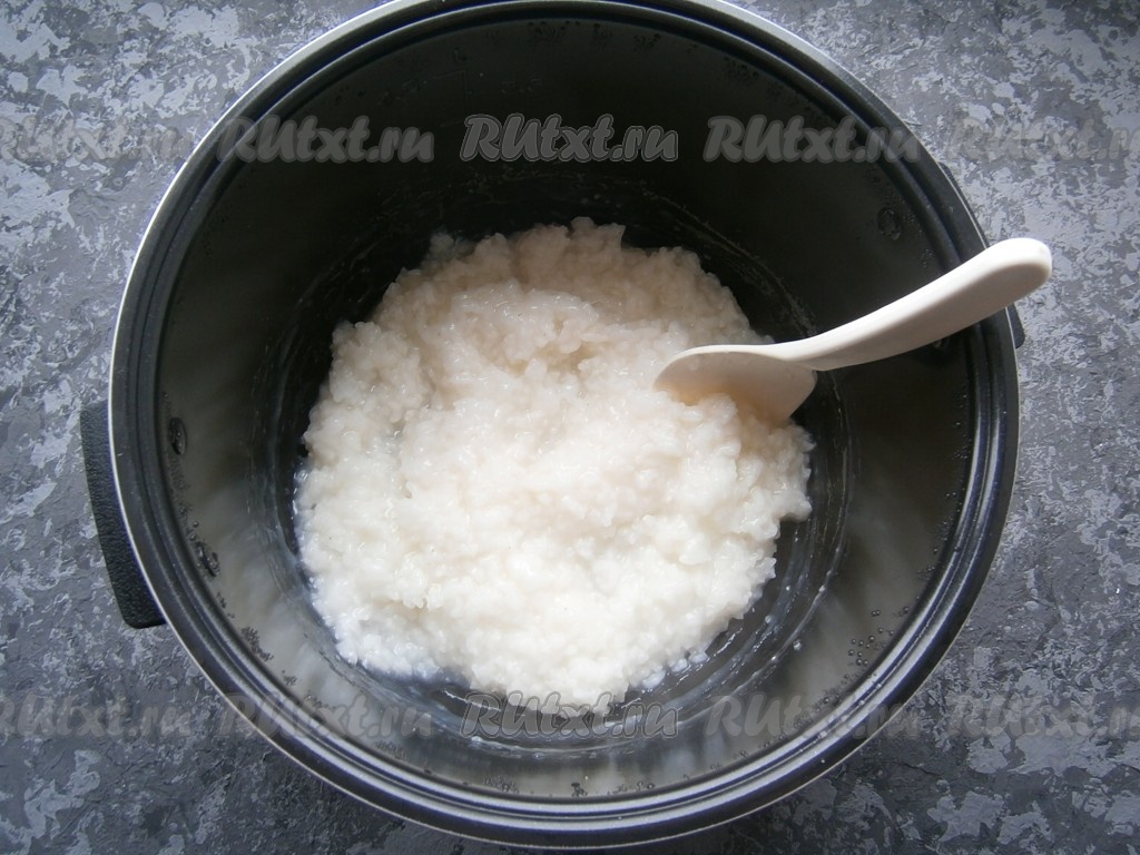 Рисовая каша на молоке в мультиварке рецепт пошагово с фото - как приготовить?