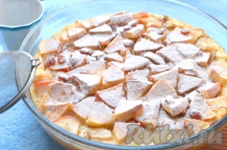 Десерт с яблоками и грушами "Флонярд" 