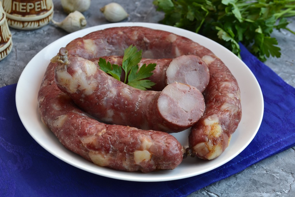 Кровяная колбаса с гречкой – 4 рецепта, как приготовить в домашних условиях