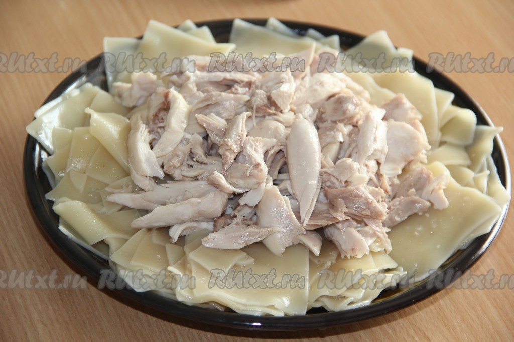Бешбармак из курицы — рецепт с фото пошагово