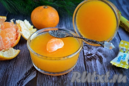 Вкуснейшее, ароматнейшее и очень красивое желе, приготовленное из мандаринов с желатином, можно подавать к столу!