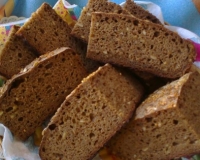 Пшенично-ржаной солодовый хлеб с семечками на закваске