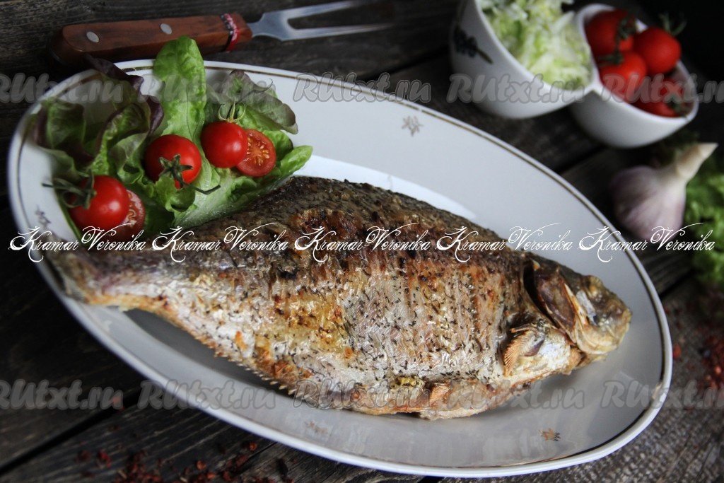 Запечь рыбу в духовке целиком в фольге рецепт с фото пошагово