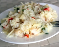 Рецепт риса с рыбой