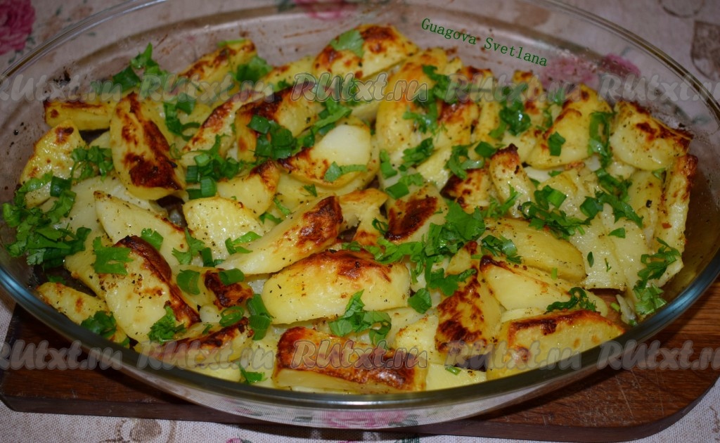 Картофель в духовке с хрустящей корочкой