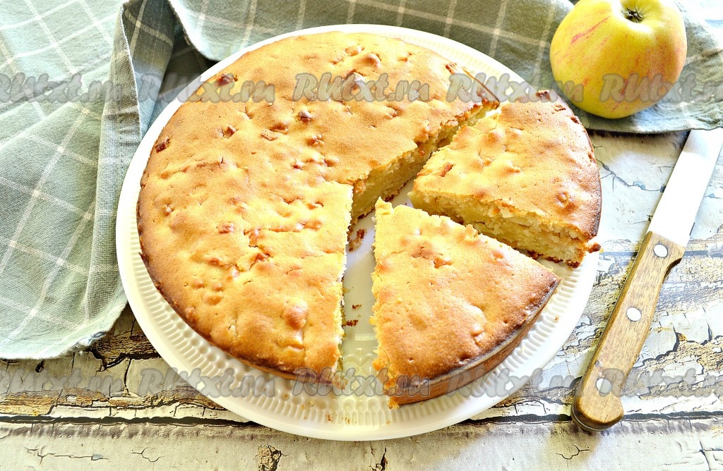 Пирог с яблоками на кефире - самые простые и оригинальные рецепты выпечки на любой вкус!