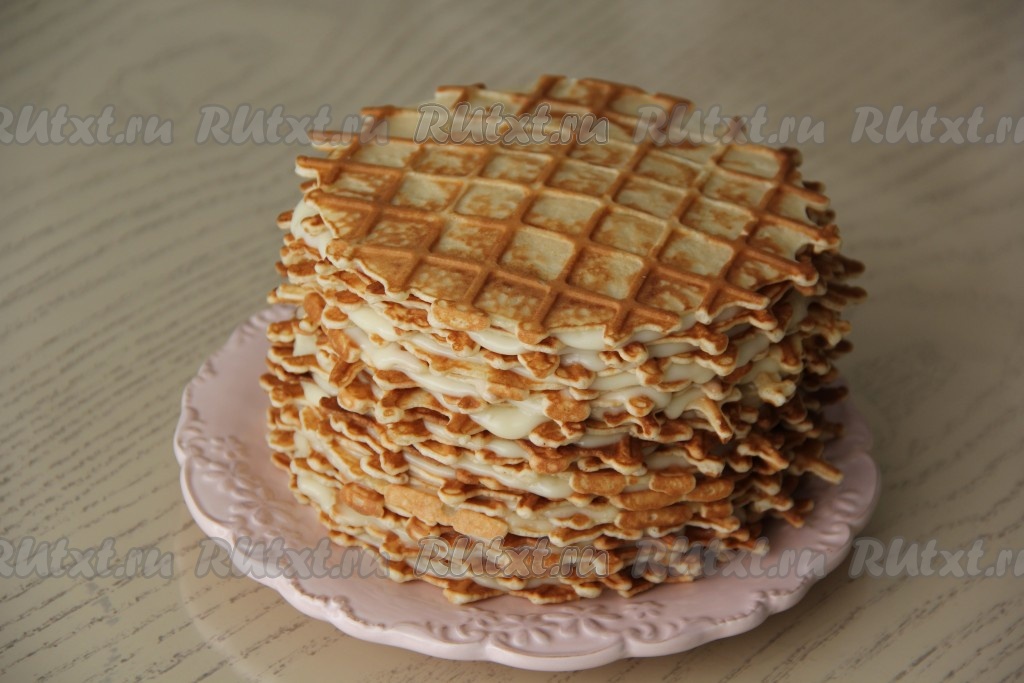 Вафельный торт, вкусных рецептов с фото Алимеро