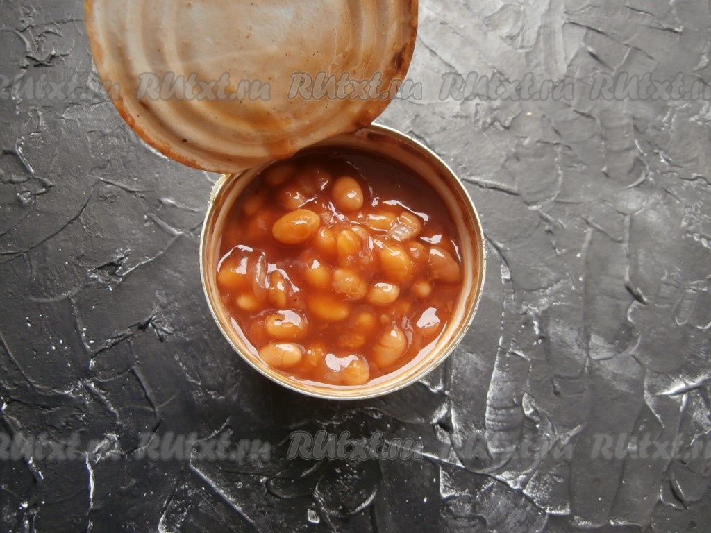 Рис с консервированной фасолью в томатном соусе - 10 пошаговых фото в рецепте