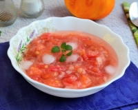 Холодный суп из помидоров
