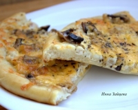 Рецепт пиццы "Жульен" с курицей и грибами