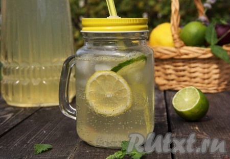 Лимонад из лимона с апельсином и мятой в домашних условиях