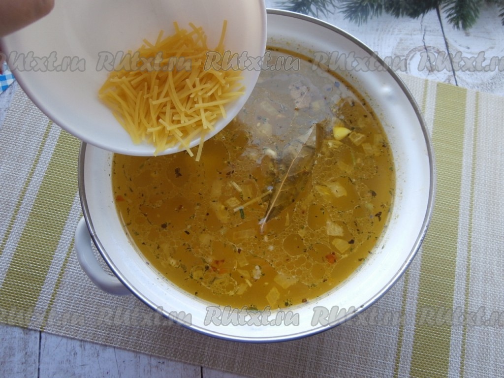 Суп из куриных крылышек с вермишелью — рецепт с фото пошагово + видео