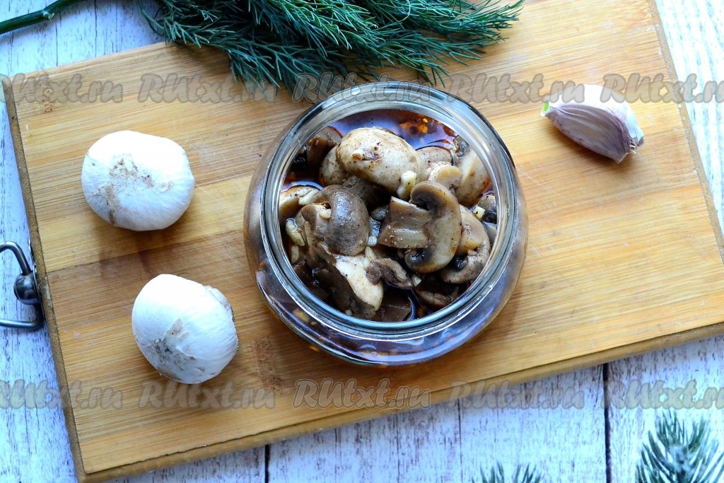 Маринованные грибы шампиньоны: вкусный деликатес для зимы