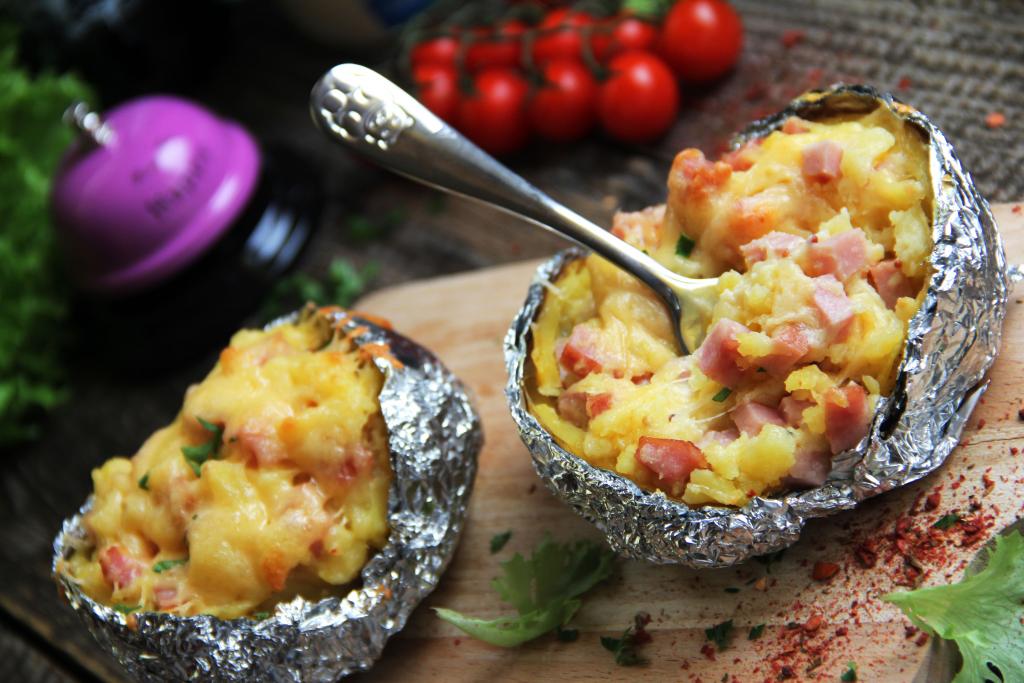 Крошка-картошка с беконом и сыром, пошаговый рецепт на ккал, фото, ингредиенты - @баштрен.рф