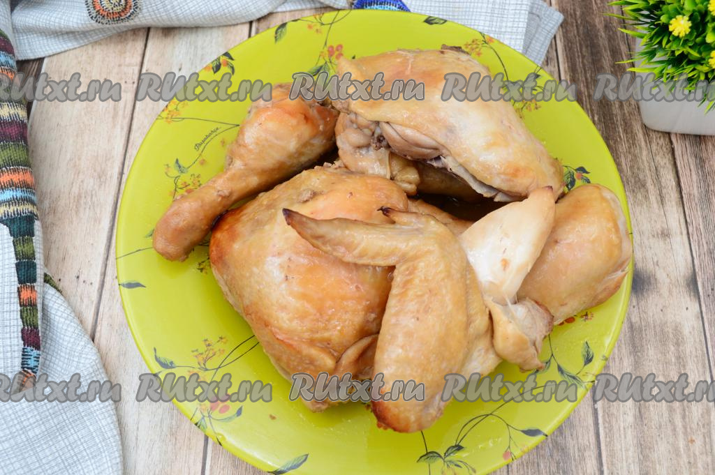 Пошаговый рецепт курицы в медово-соевом маринаде в духовке