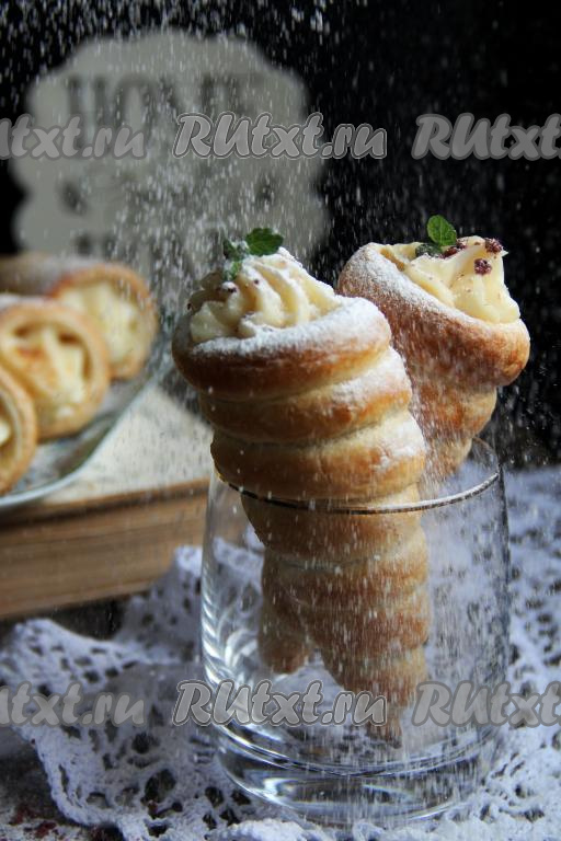 Пирожные Трубочки — рецепт с фото и видео
