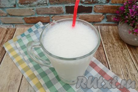 Молочный коктейль погружным блендером