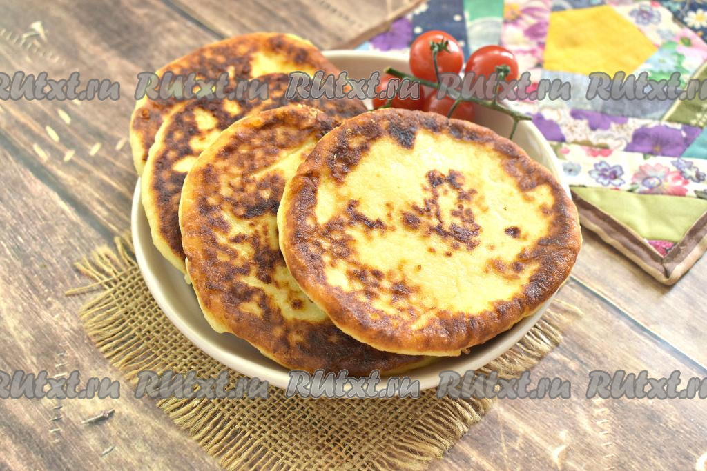 Лепешки с картофелем и сыром на сковороде рецепт с фото пошагово