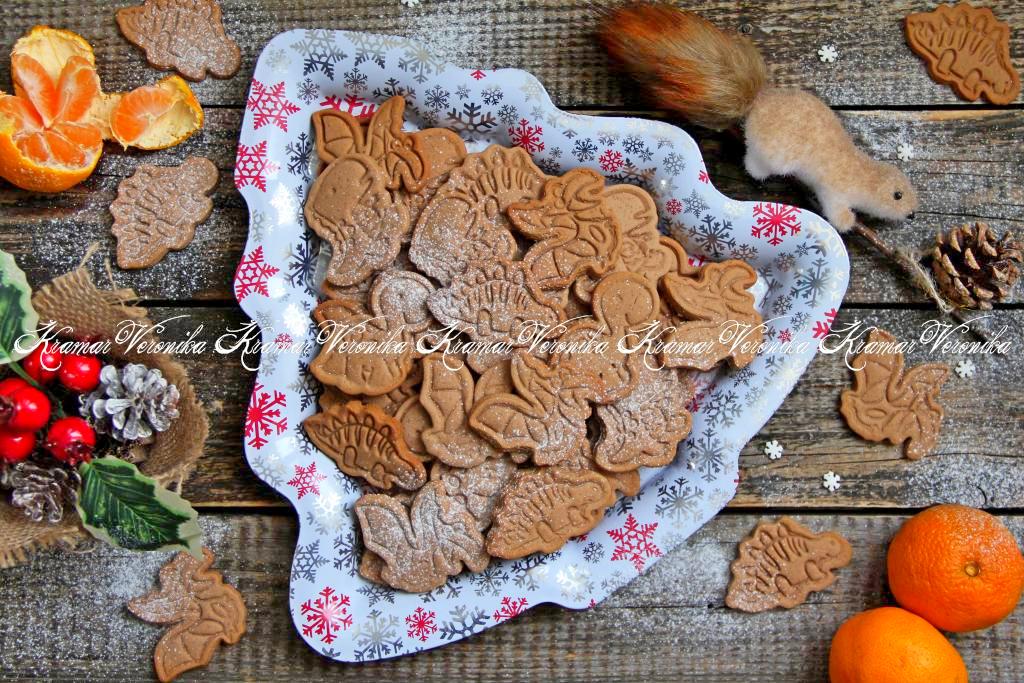 Пряные рождественские печеньки - простой и вкусный рецепт с пошаговыми фото