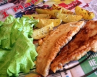 Fish and Chips - рыба в кляре по-английски с картошкой