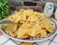 Макароны по-флотски с куриным фаршем