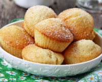 Кексы на ряженке в силиконовых формах