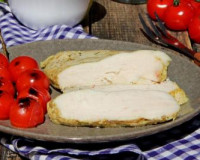 Куриная грудка в фольге на мангале
