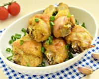 Куриные голени в майонезе с чесноком в духовке
