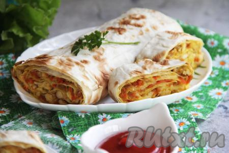​​​​​​​Вот такой красивый рулет получился.