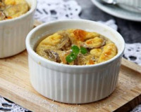 Омлет с бананами в духовке