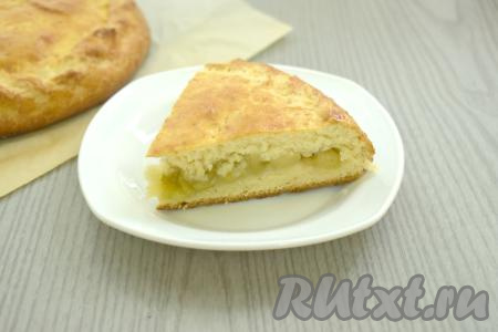 Пирог из такого теста получается пышным, мягким и нежным. 