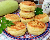 Котлеты из минтая с кабачком