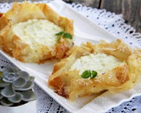 Ватрушки из теста фило с творогом