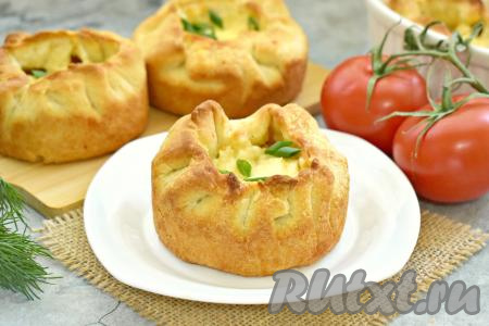 Жульен в слоёном тесте с курицей и грибами