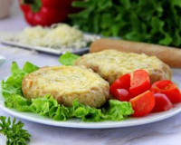 Лодочки из фарша с грибами и сыром в духовке