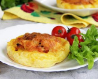 Картофельные гнёзда с курицей 