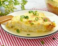 Запеканка из кабачков с курицей и сыром в духовке
