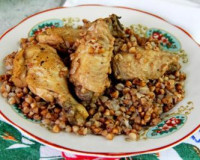 Гречневая каша с курицей в мультиварке