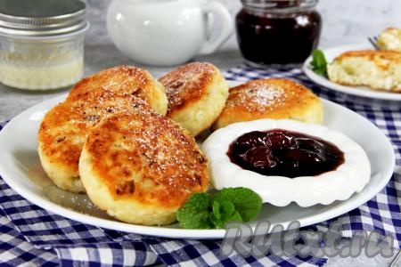 Сырники с ревенем