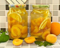 Компот из абрикосов и апельсина на зиму