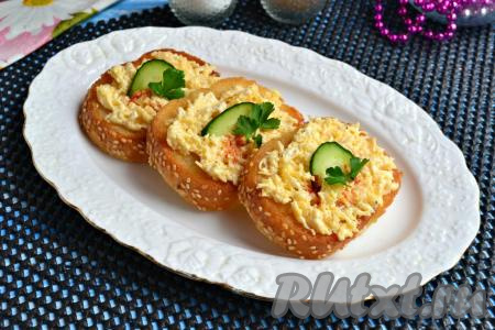 Гренки с чесноком и сыром