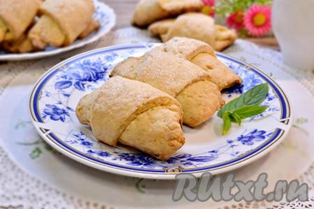 Рецепт рогаликов со сгущенкой