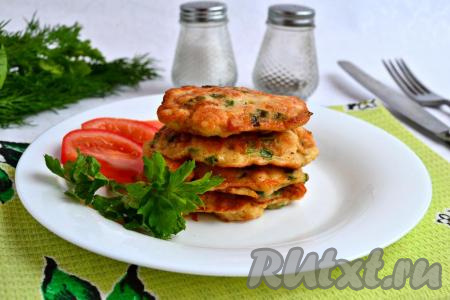 Котлеты из рубленного куриного филе на сковороде