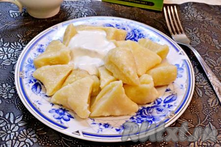 Ленивые вареники на 300 грамм творога