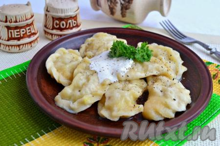 Вареники на сыворотке с картошкой