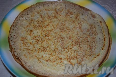 Блины на простокваше с кипятком