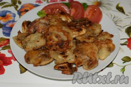 Рецепт шампиньонов в кляре