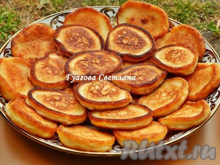 Простой рецепт оладий на кефире