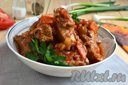 Свиные ребрышки в кисло-сладком соусе